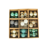 Christmas Tree Ornament Set Shatterproof 54-Piece Assortment