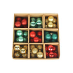 Christmas Tree Ornament Set Shatterproof 54-Piece Assortment