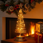 Christmas Tree Spiral Design Warm White LEDs