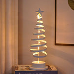 Christmas Tree Spiral Design Warm White LEDs
