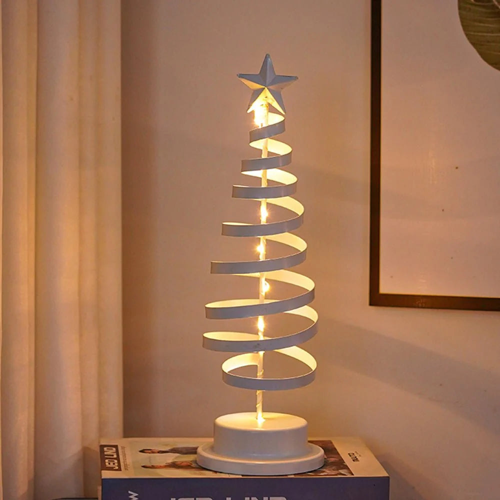 Christmas Tree Spiral Design Warm White LEDs