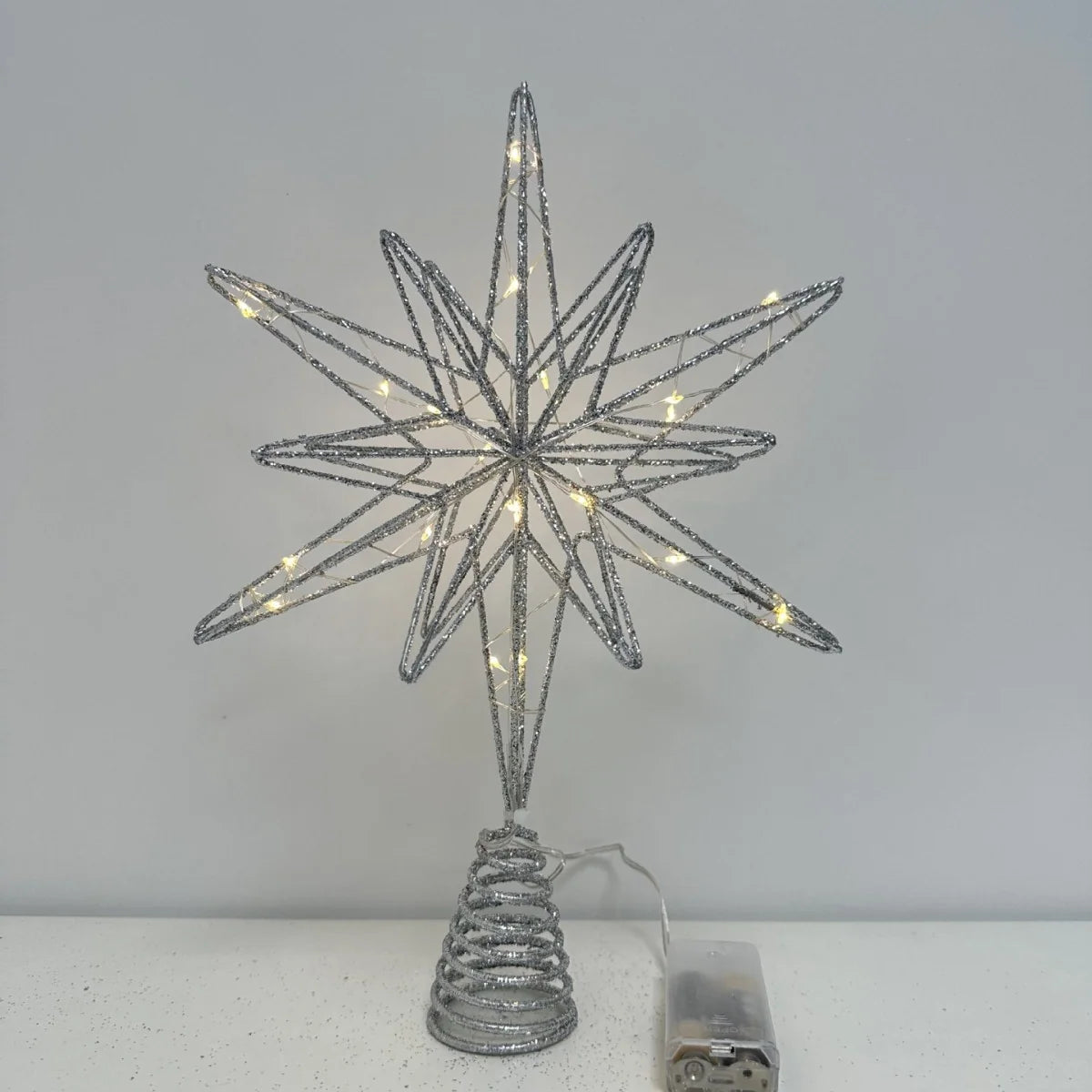 Christmas Tree Topper Iron 20 LED Lights