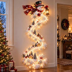 Christmas Wall Light LED Festive Glow Santa Train Design