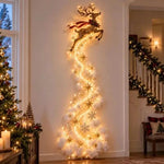 Christmas Wall Light LED Festive Glow Santa Train Design