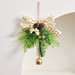 Christmas Wreath Lifelike Pine Cones & Berries Weather-Resistant