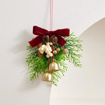 Christmas Wreath Lifelike Pine Cones & Berries Weather-Resistant