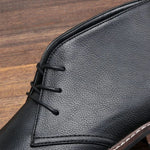 Chukka Boots Pebbled Leather Cushioned Insole Rubber Sole
