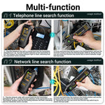 Circuit Breaker Finder & Cable Tester Dual-Signal Polarity LED Flashlight