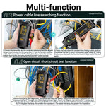 Circuit Breaker Finder & Cable Tester Dual-Signal Polarity LED Flashlight