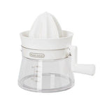 Citrus Juicer Ergonomic Hand Crank Dishwasher-Safe Compact Design