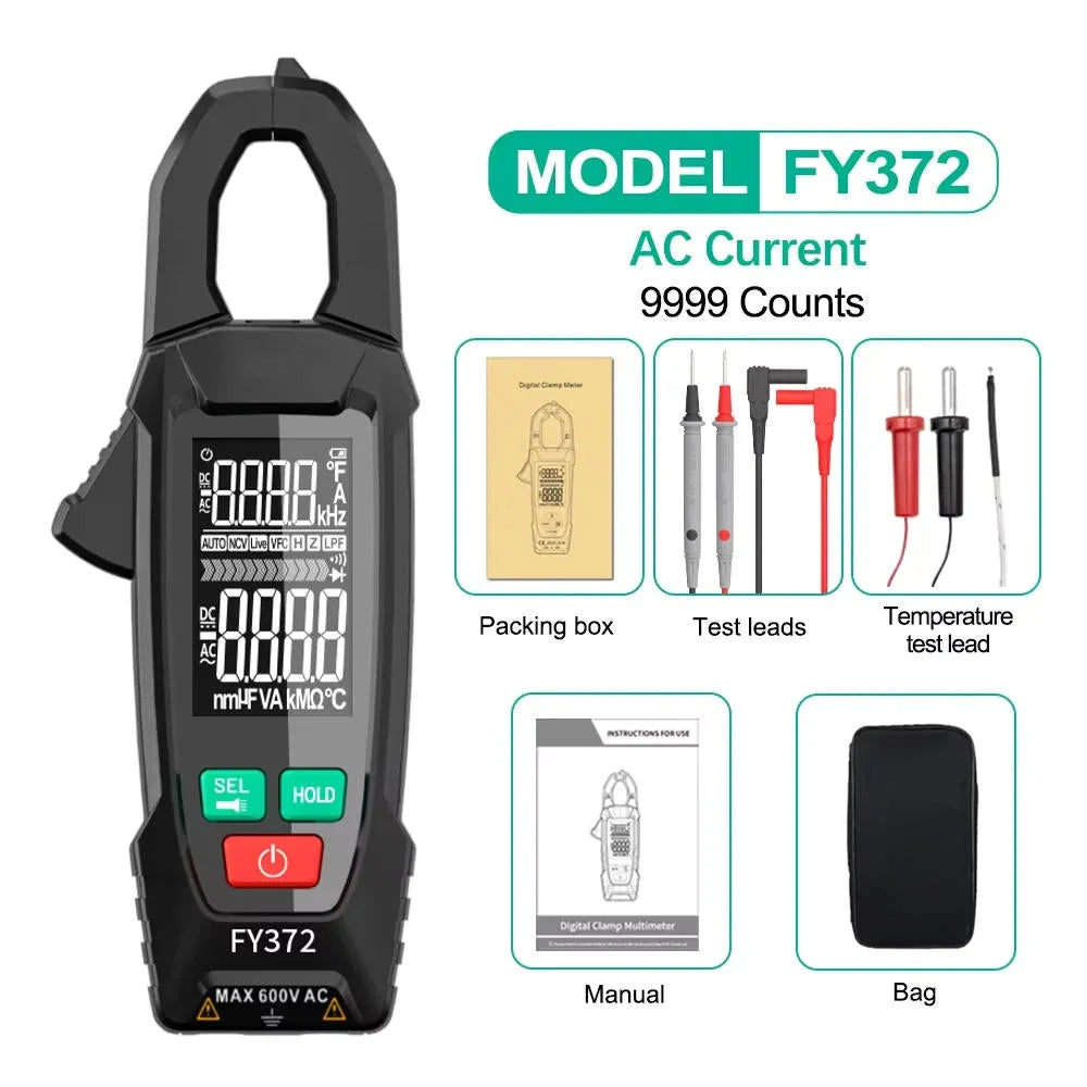 Clamp Meter 200A True RMS Non-Contact Voltage