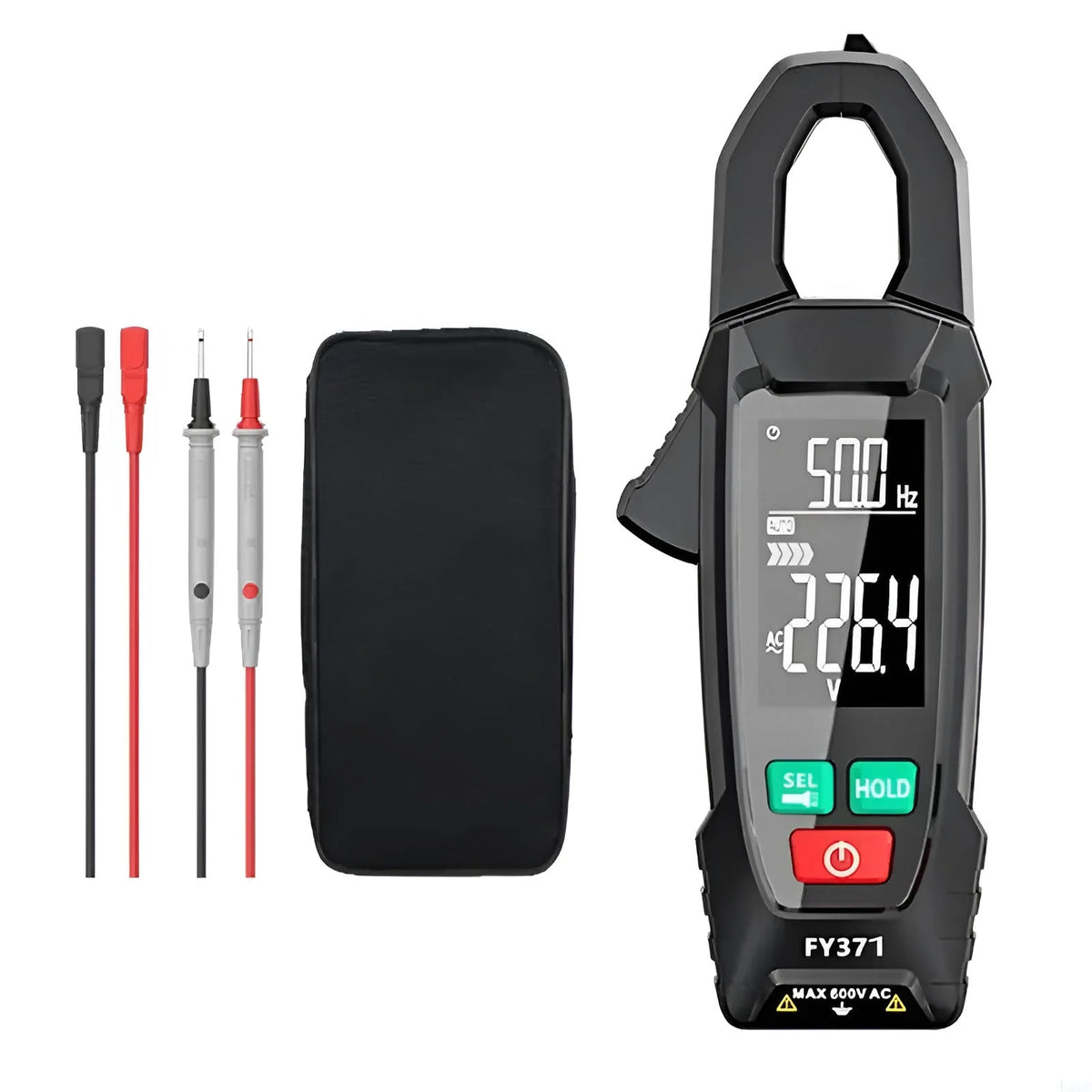 Clamp Meter 200A True RMS Non-Contact Voltage