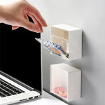 Clamshell Storage Box Wall-Mounted Transparent Lid Moisture-Resistant