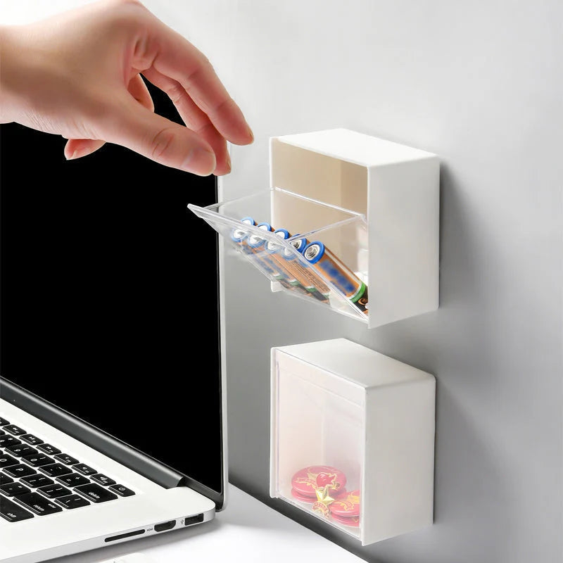 Clamshell Storage Box Wall-Mounted Transparent Lid Moisture-Resistant