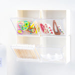 Clamshell Storage Box Wall-Mounted Transparent Lid Moisture-Resistant