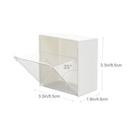Clamshell Storage Box Wall-Mounted Transparent Lid Moisture-Resistant