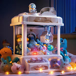Claw Machine Tabletop Arcade Game With Plush Prizes & Coins