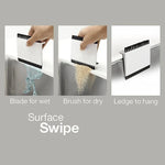 Cleaning Scraper Double-Sided Squeegee & Brush Dishwasher-Safe
