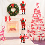 Climbing Santa 12 Inch Weather-Resistant Easy-Hang Fixtures
