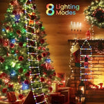 Climbing Santa Decoration LED Ladder Indoor & Outdoor Lights
