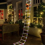 Climbing Santa Decoration LED Ladder Indoor & Outdoor Lights