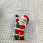Climbing Santa Figurine Durable Vibrant Finish Indoor Outdoor