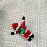 Climbing Santa Figurine Durable Vibrant Finish Indoor Outdoor