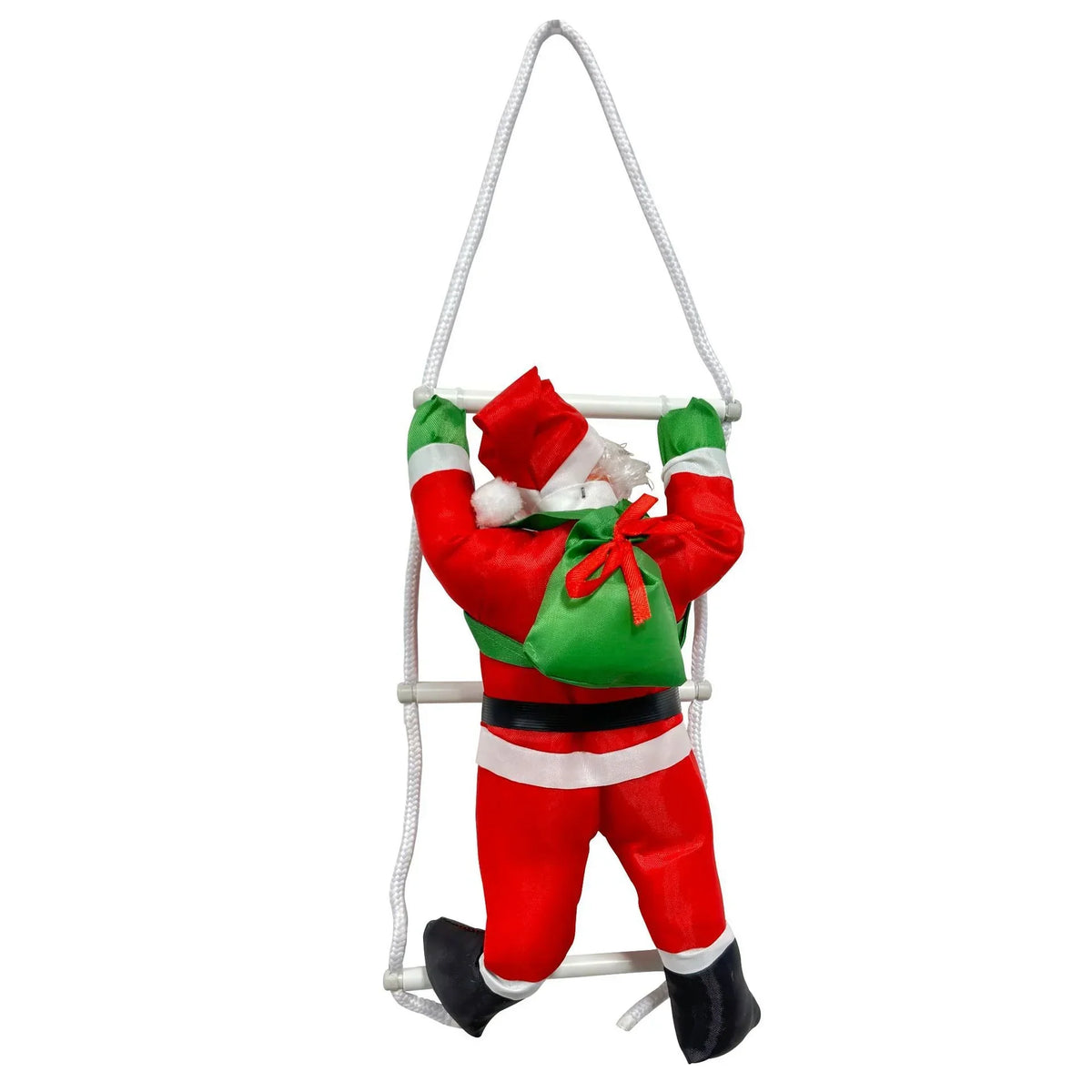 Climbing Santa Figurine Durable Vibrant Finish Indoor Outdoor