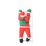 Climbing Santa Figurine Durable Vibrant Finish Indoor Outdoor
