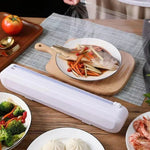 Cling Film Dispenser Integrated Cutter Reusable Fits Film & Foil Rolls