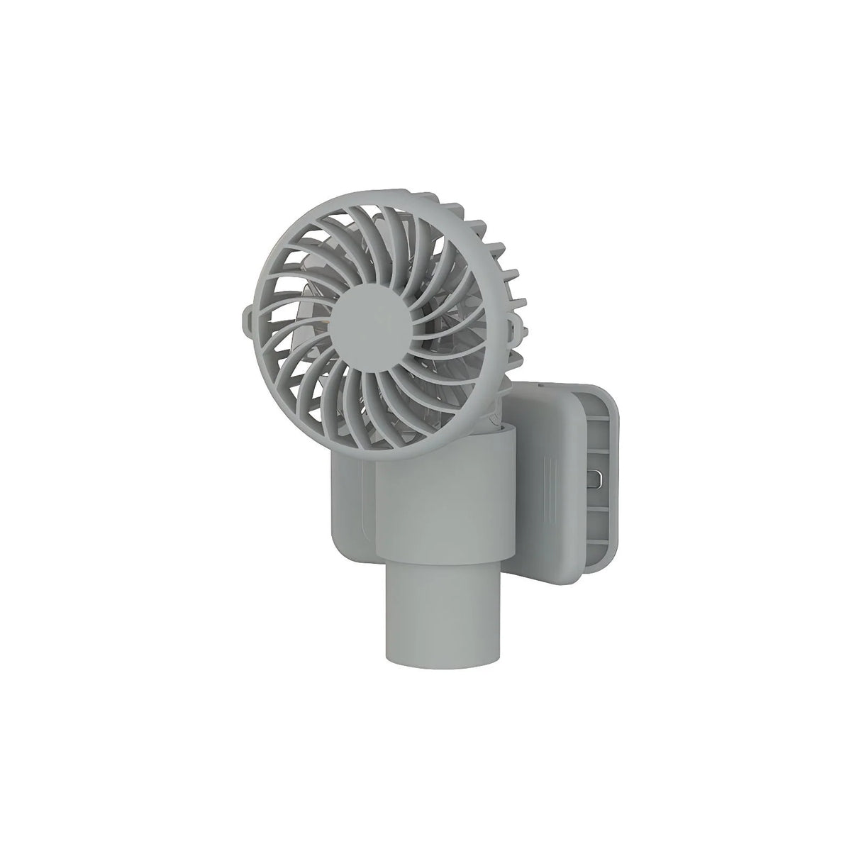 Clip-On Fan USB Rechargeable 3-Speed 90 Degree Tilt