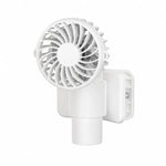 Clip-On Fan USB Rechargeable 3-Speed 90 Degree Tilt