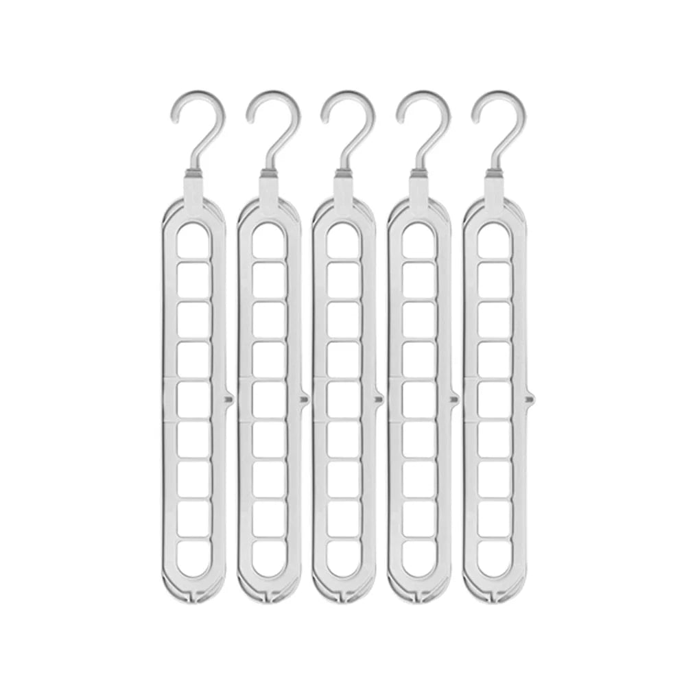 Closet Hangers Space-Saving 360-Degree Rotating Set of 5