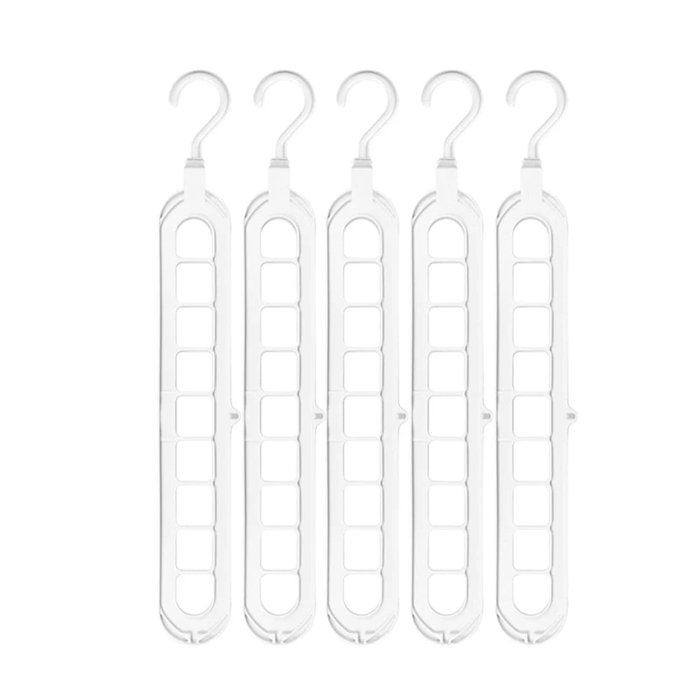 Closet Hangers Space-Saving 360-Degree Rotating Set of 5