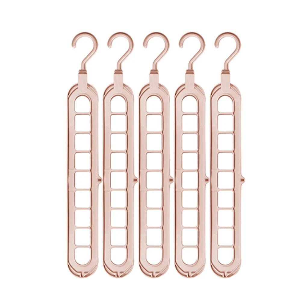 Closet Hangers Space-Saving 360-Degree Rotating Set of 5