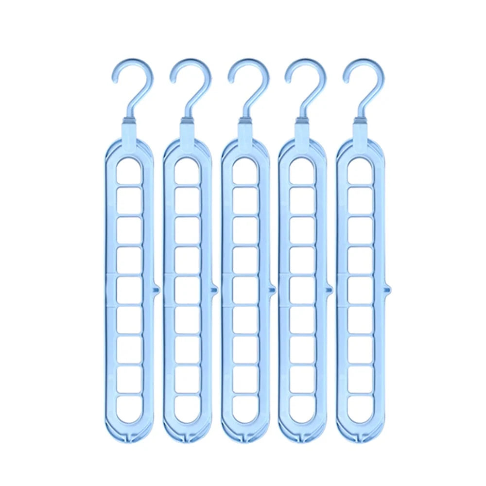 Closet Hangers Space-Saving 360-Degree Rotating Set of 5