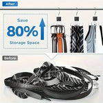 Closet Hook Organizer 360° Rotating Metal 6 Hooks