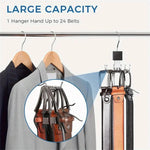 Closet Hook Organizer 360° Rotating Metal 6 Hooks