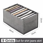 Closet Organizer Multi-Compartment 7 or 9 Grid Storage