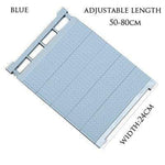 Closet Shelf Organizer Adjustable No-Drill Installation