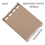 Closet Shelf Organizer Adjustable No-Drill Installation