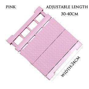 Closet Shelf Organizer Adjustable No-Drill Installation