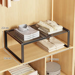 Closet Shelf Riser Adjustable Steel Stackable Storage