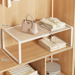 Closet Shelf Riser Adjustable Steel Stackable Storage