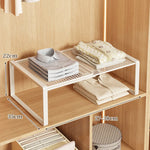 Closet Shelf Riser Adjustable Steel Stackable Storage