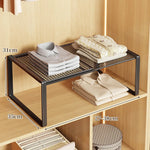 Closet Shelf Riser Adjustable Steel Stackable Storage