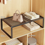 Closet Shelf Riser Adjustable Steel Stackable Storage