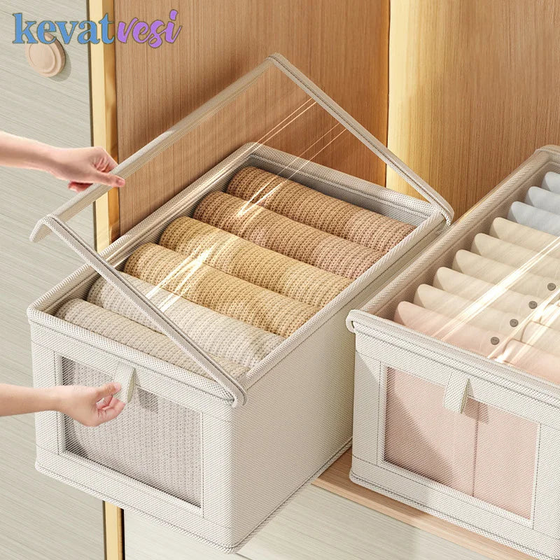 Closet Storage Box Breathable Foldable Washable