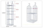 Closet Storage Organizer Foldable Multi-Tier PP