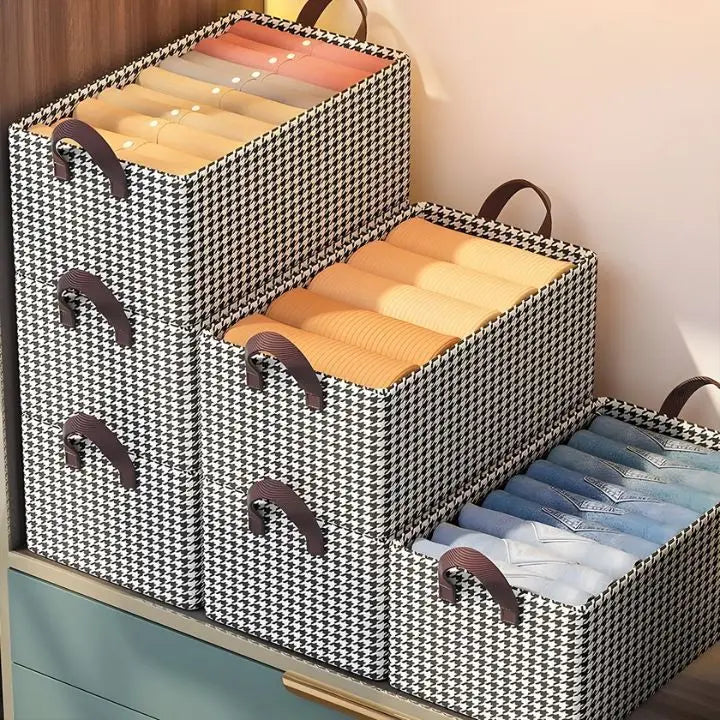 Closet Storage Organizer Foldable With Handles